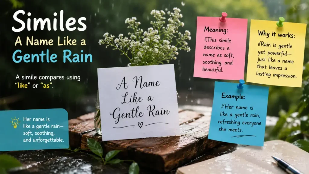 A Name Like a Gentle Rain