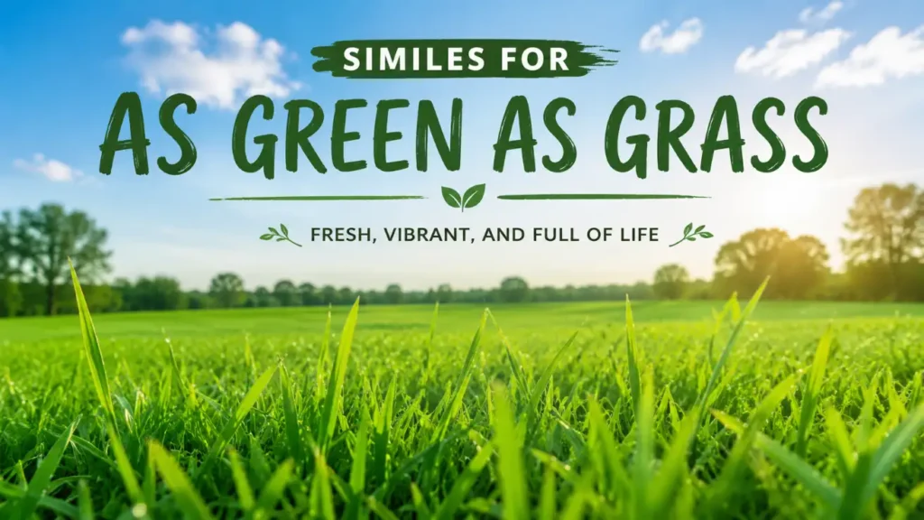 As green as grass