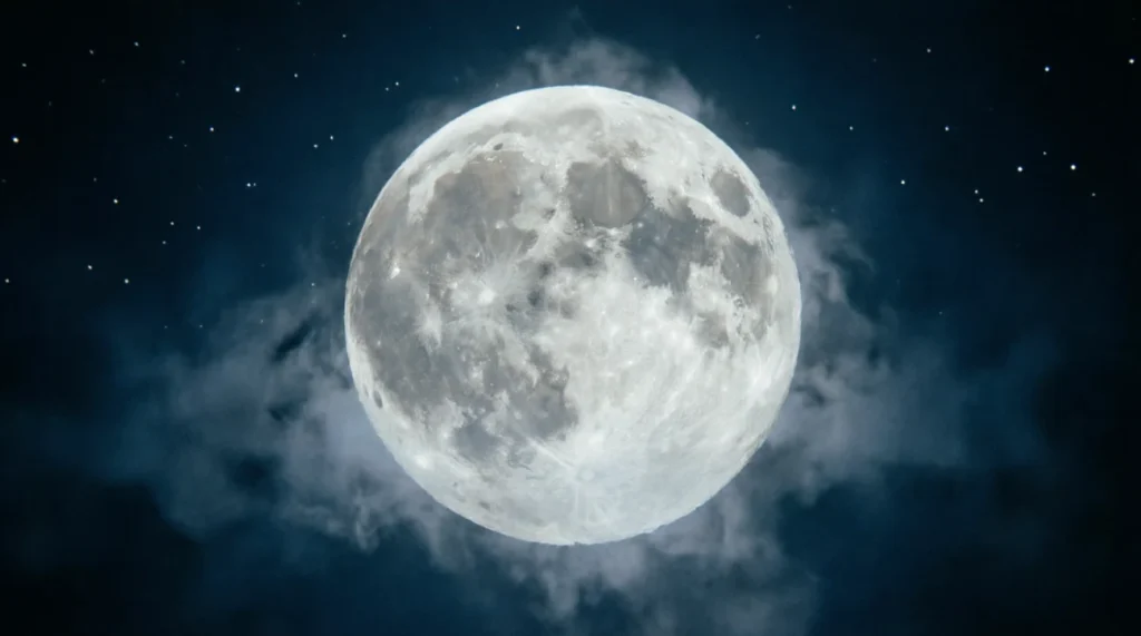 As pale as a dead moon
