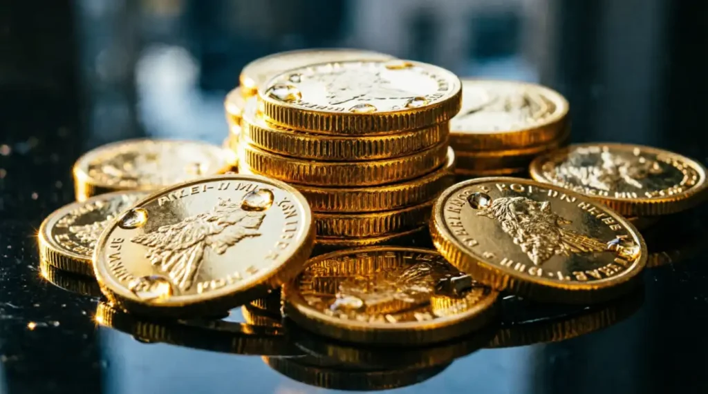 As shiny as a new coin