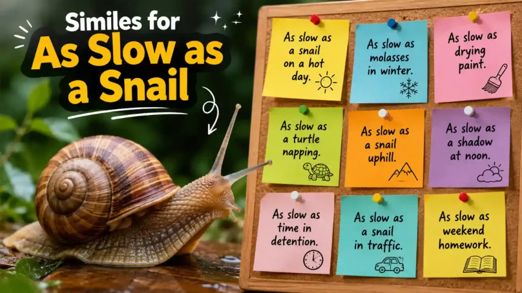  As Slow as a Snail
