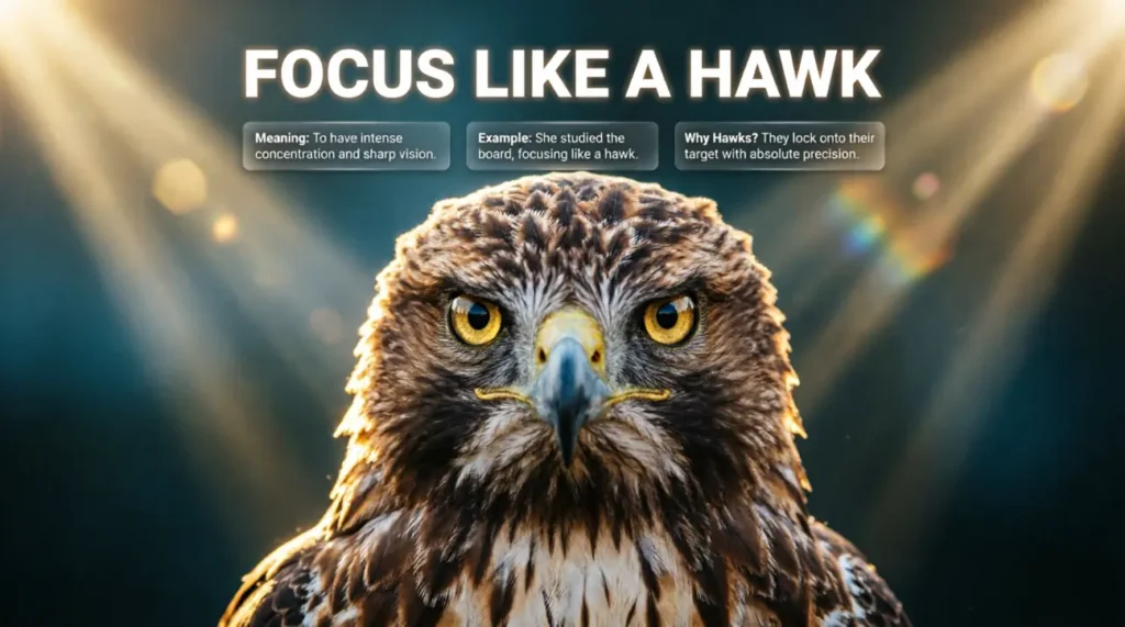 Demonstrate Focus Like a Hawk