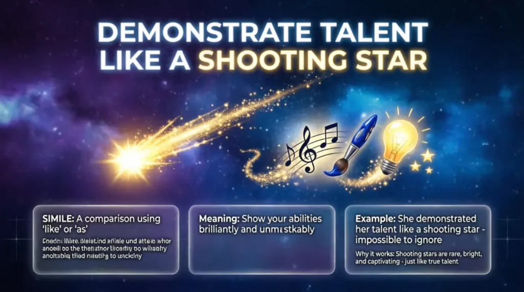 Demonstrate Talent Like a Shooting Star