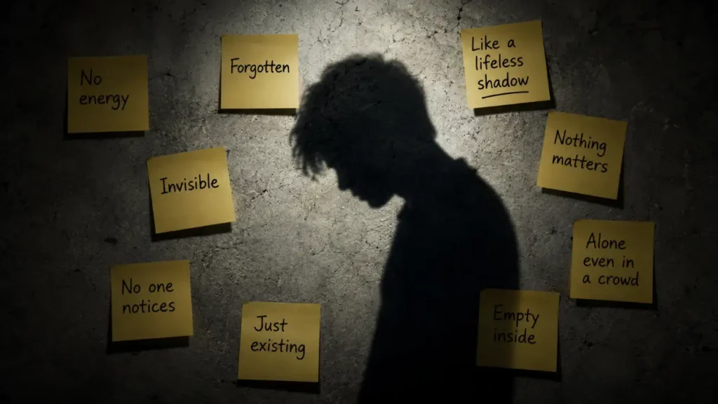 Like a lifeless shadow