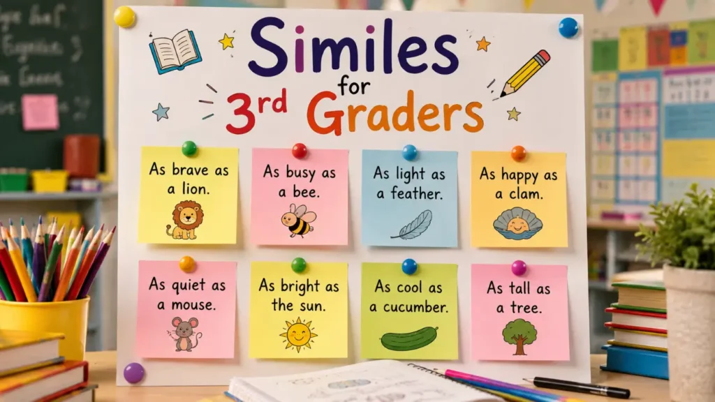 Similes for 3rd Graders