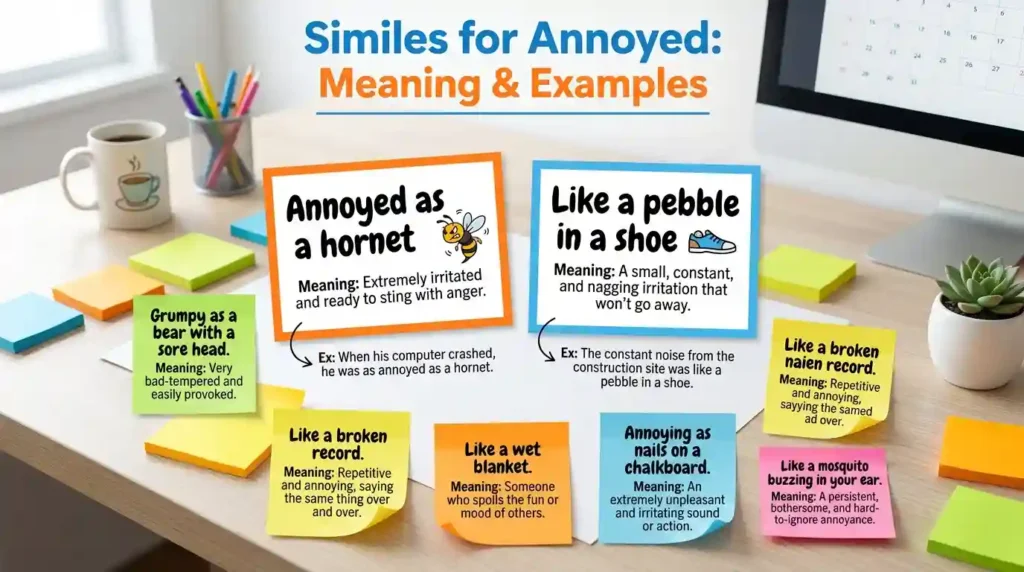 Similes for Annoyed
