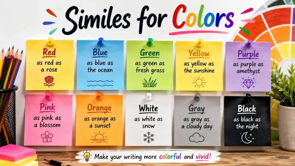 Similes for Colors