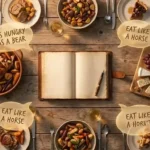 Similes for Eating