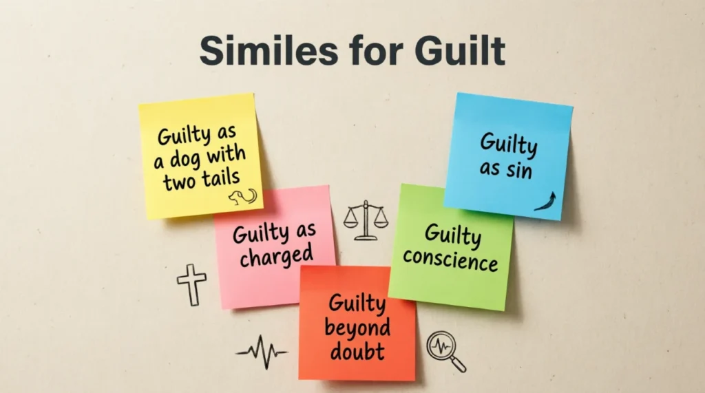 Similes for Guilt