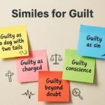 Similes for Guilt