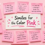 Similes for the Color Pink
