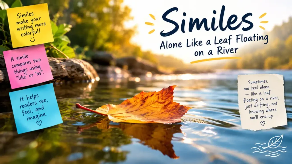 Alone Like a Leaf Floating on a River