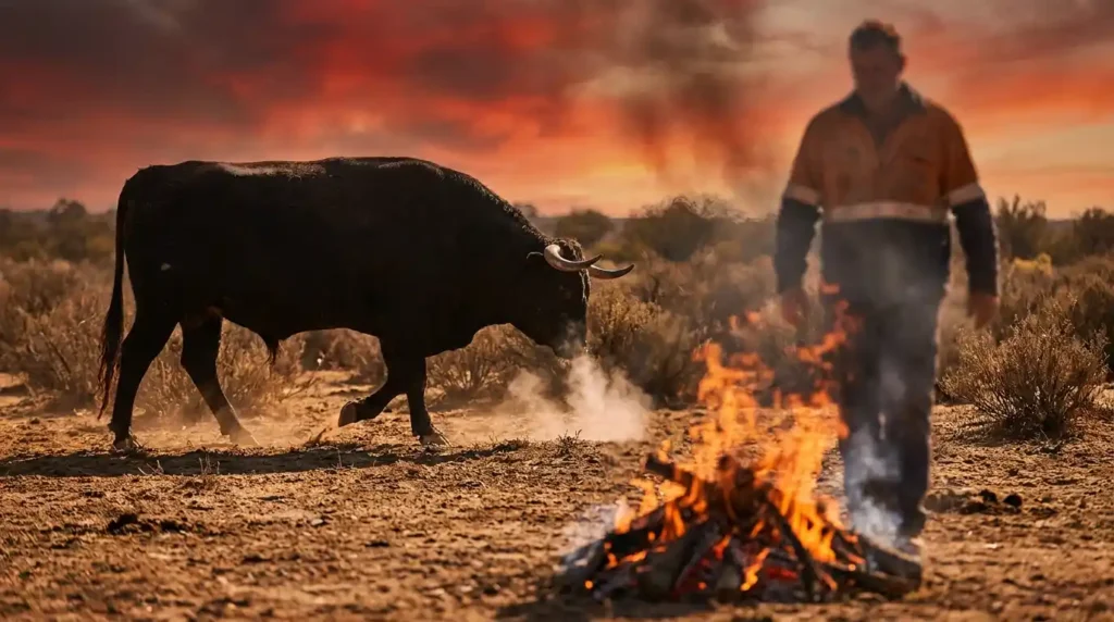 As angry as a bull and as hot as fire