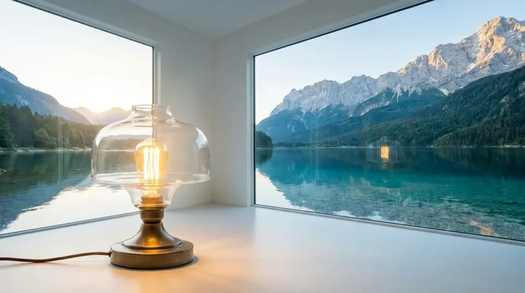 As clear as a bright lamp