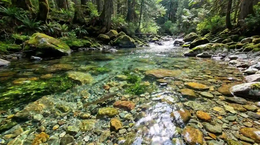 As clear as a crystal stream