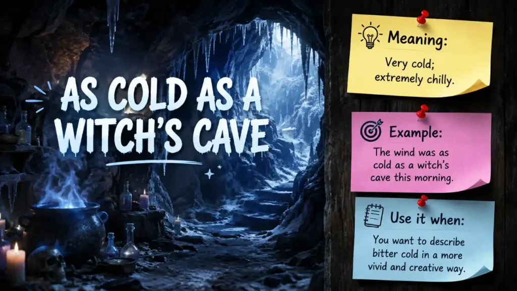 As Cold as a Witch’s Cave