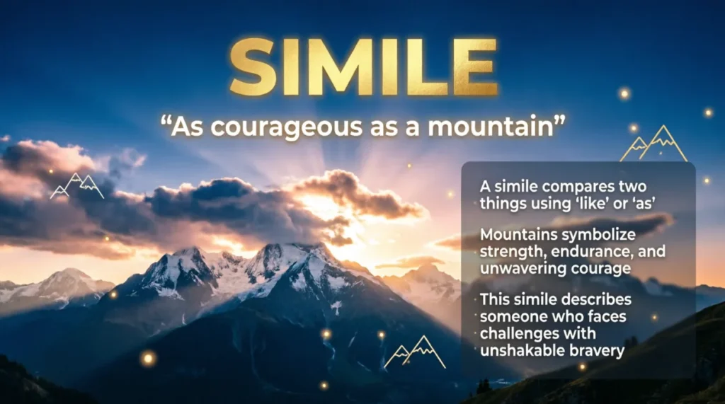 As courageous as a mountain