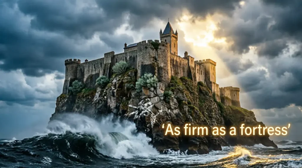  As firm as a fortress