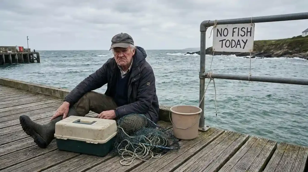 As Frustrated as a Fisherman With No Fish