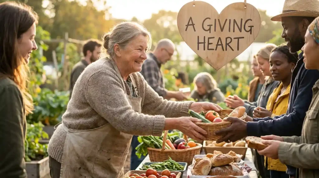 As generous as a giving heart