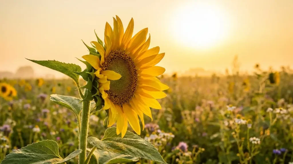 As grateful as a flower facing the sun