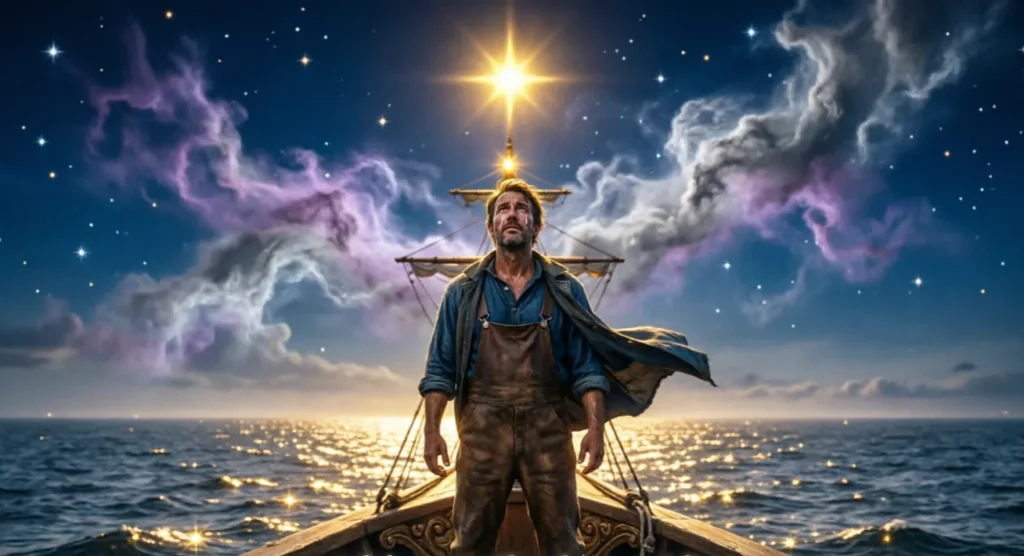 As grateful as a sailor for a guiding star