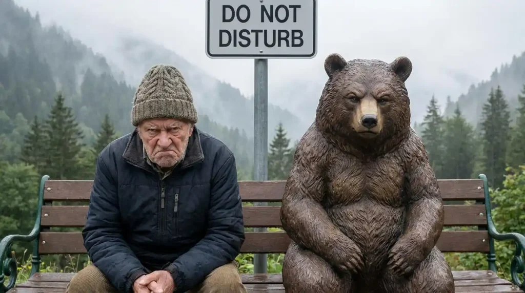 As grumpy as a bear
