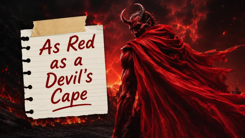  As Red as a Devil’s Cape