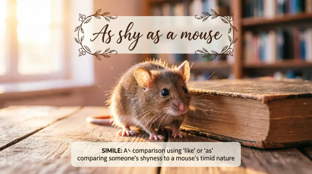 As shy as a mouse