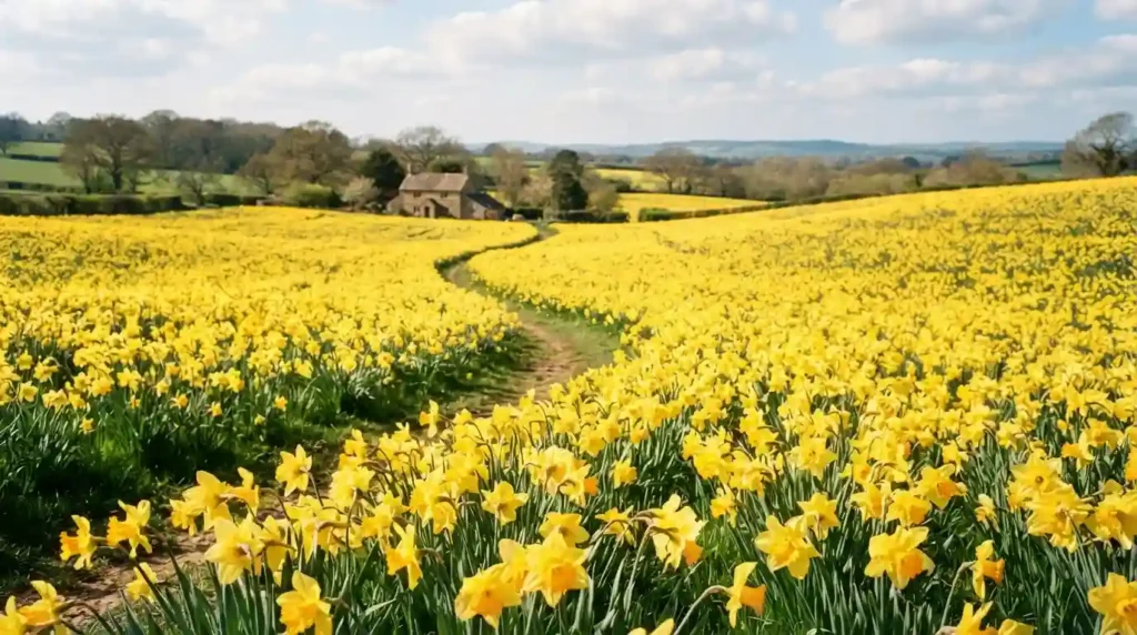 As yellow as a field of daffodils