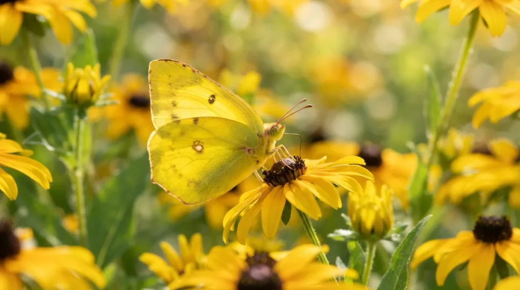 As yellow as a
golden butterfly