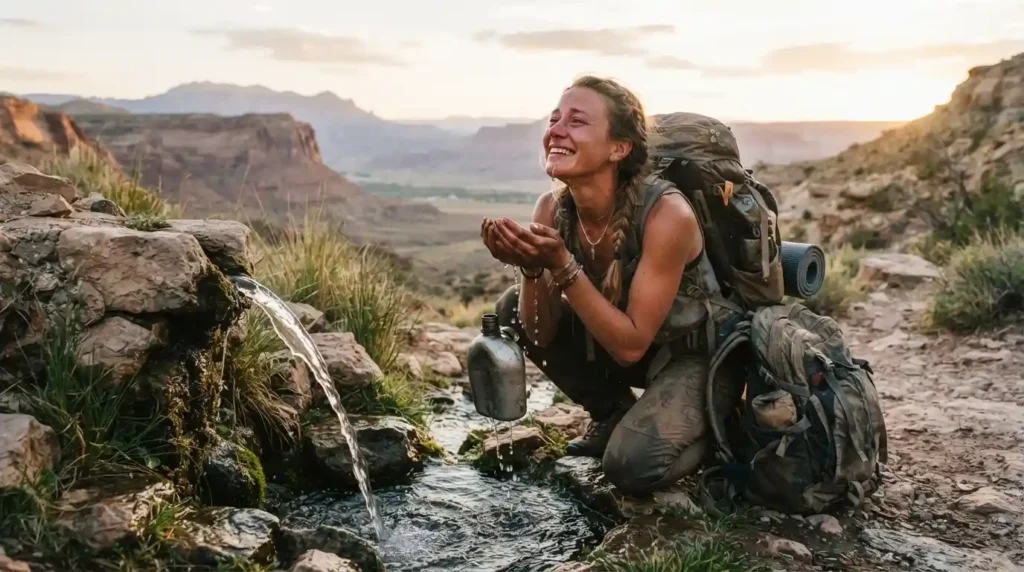 Grateful Like a Traveler Finding Water