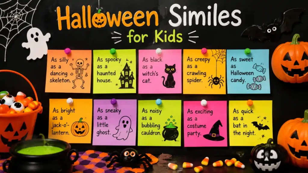 Halloween Similes for Kids