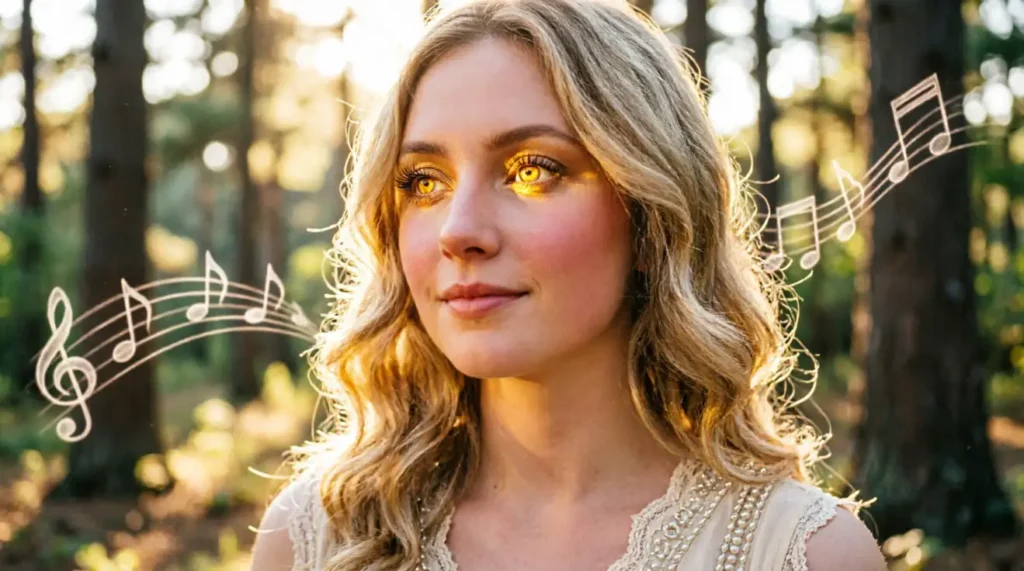 Hazel Eyes Like a Golden Stream