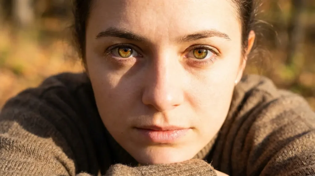 Hazel Eyes Like Warm Earth