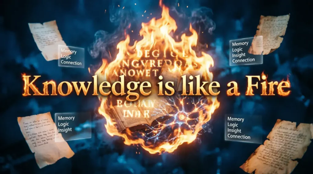 Knowledge is like a Fire