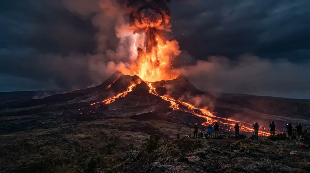 Like a Volcano Erupting