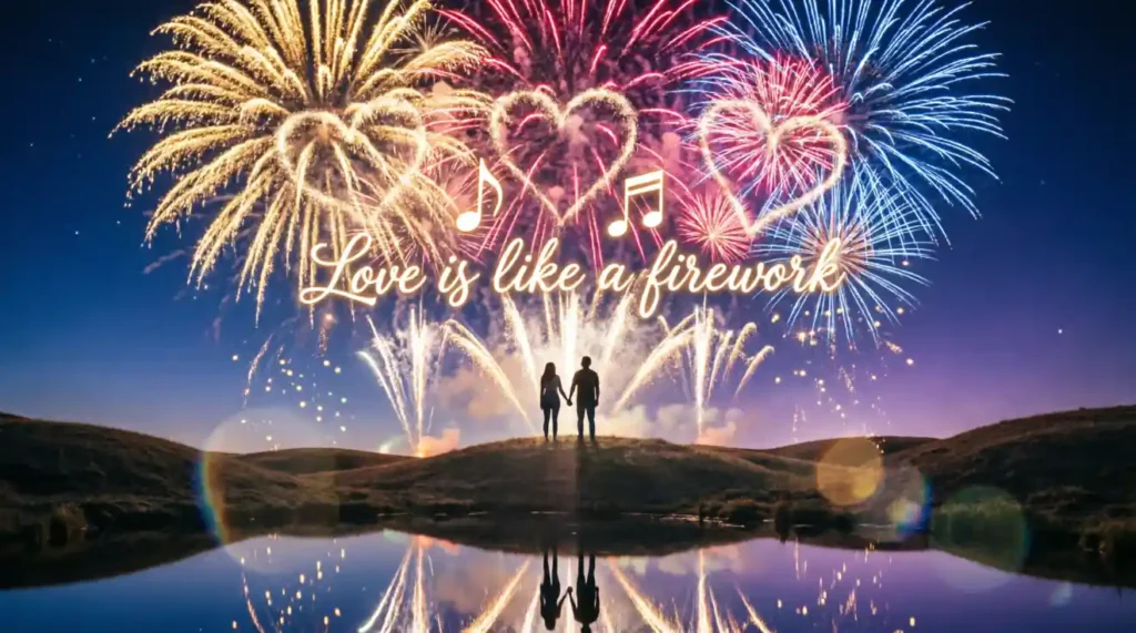 Love is like a firework