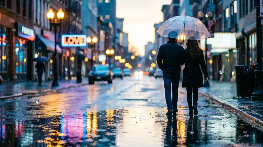 Love is like a gentle rain