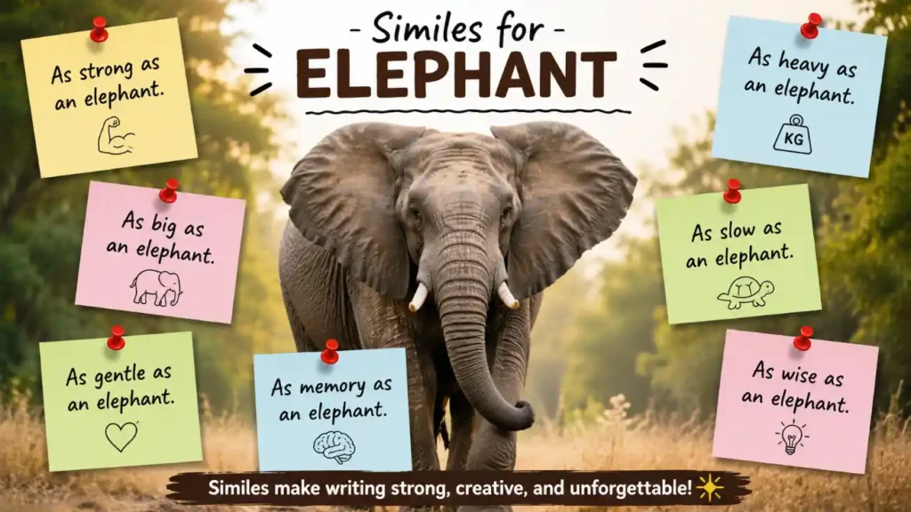 Similes for Elephant