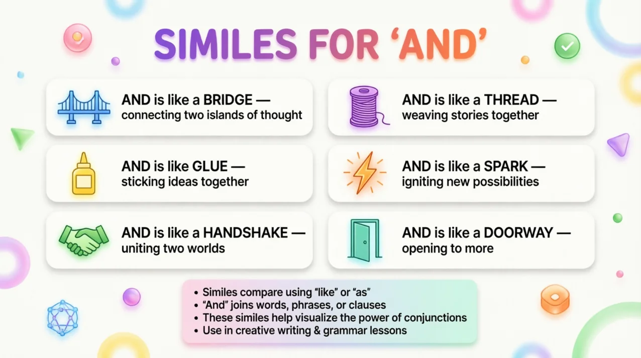Similes for “And”