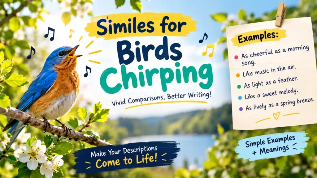 Similes for Birds Chirping