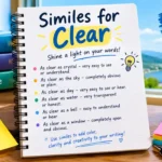 Similes for Clear