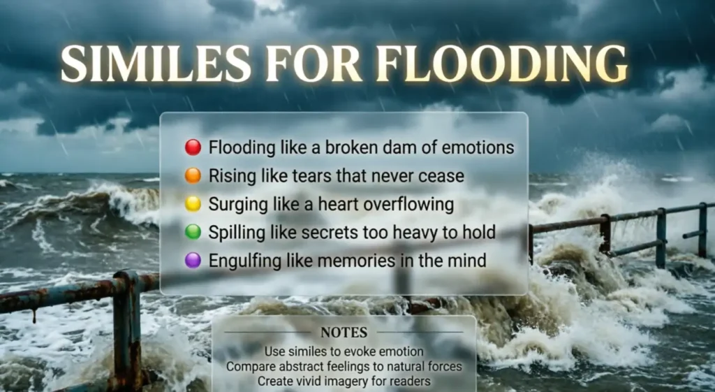 Similes for Flooding