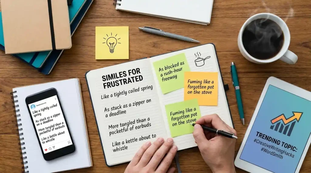 Similes for Frustrated