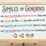 Similes for Generous