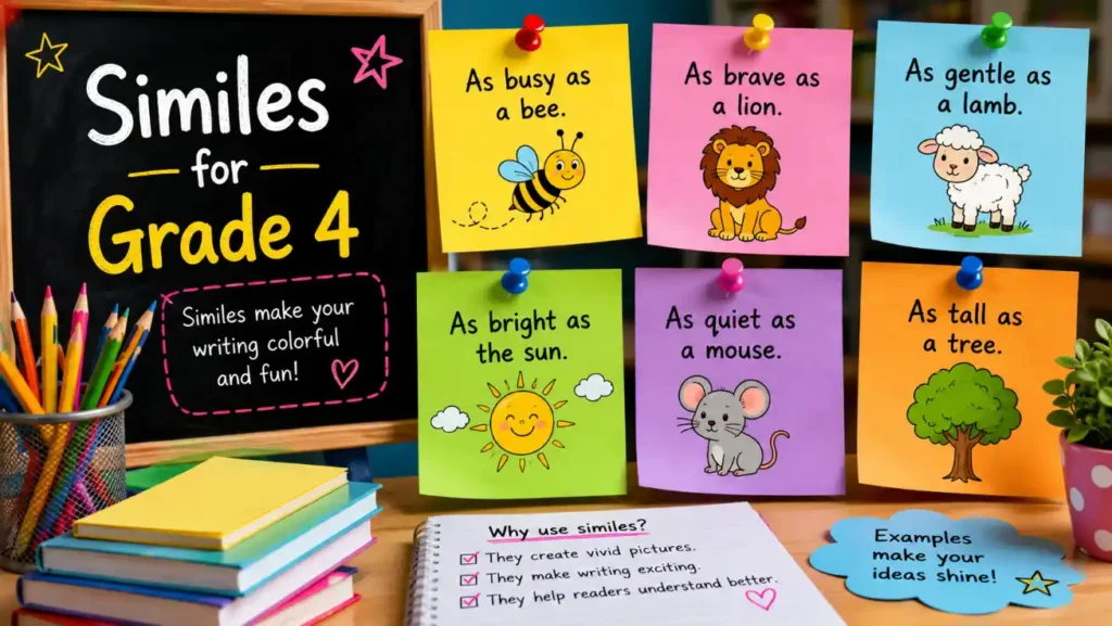 Similes for Grade 4