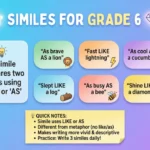 Similes for Grade 6