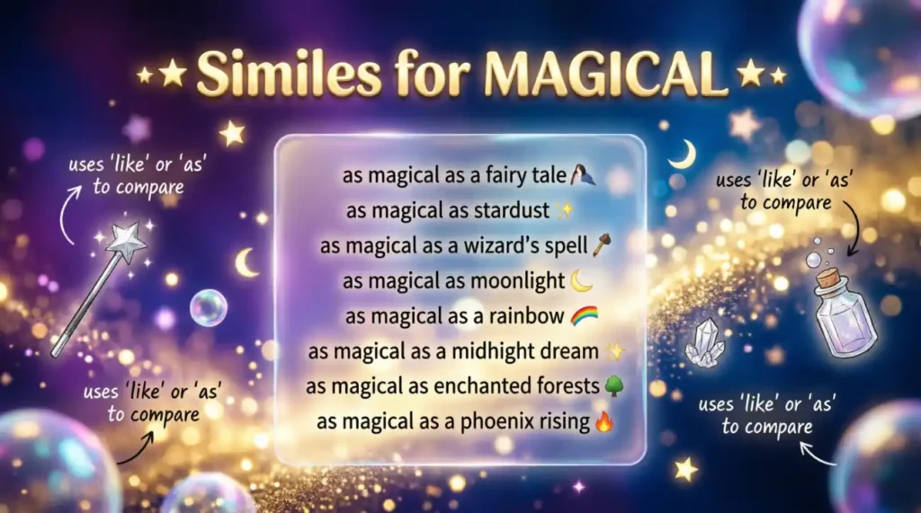 Similes for Magical
