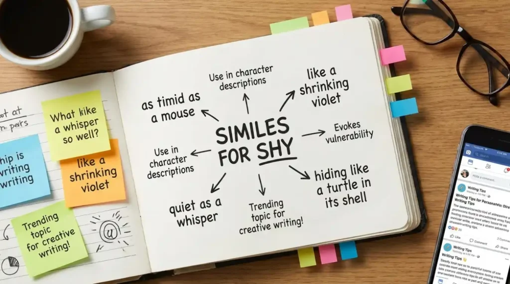 Similes for Shy